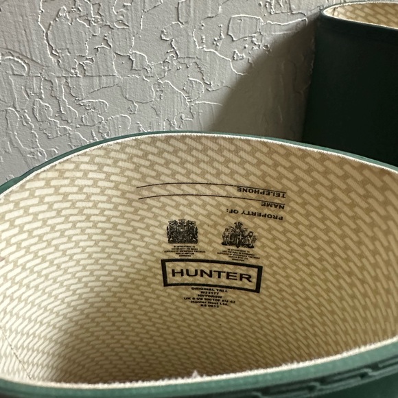 Women's Original Tall Rain Boots Hunter Green Sz 10 - Picture 2 of 6